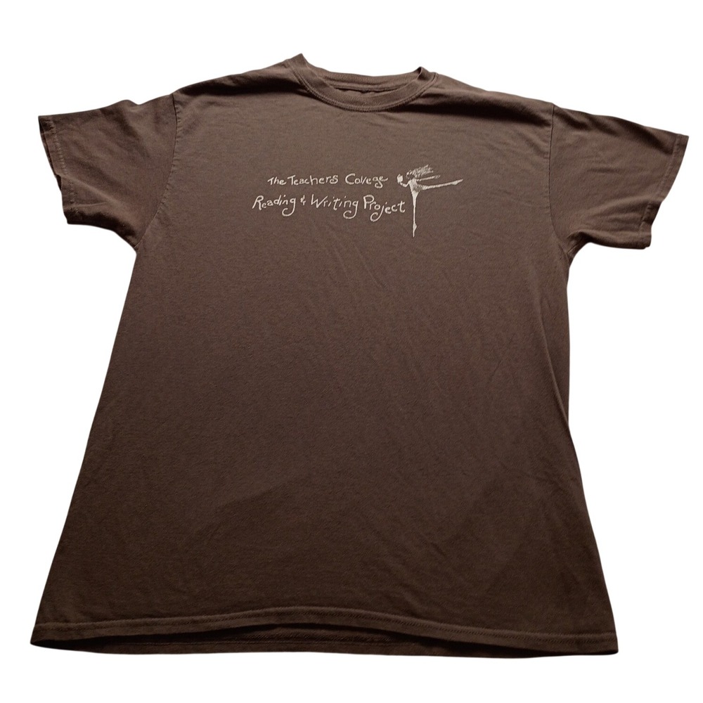 Teachers College T-Shirt Men's Reading & Writing Project Gray S Education Tee